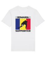 Fotbal Romania - Romanian supporter v6 Tricou mânecă scurtă Unisex Rocker