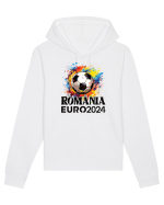 Suporter Romania - Splashed football Euro 2024 Hanorac Unisex Drummer