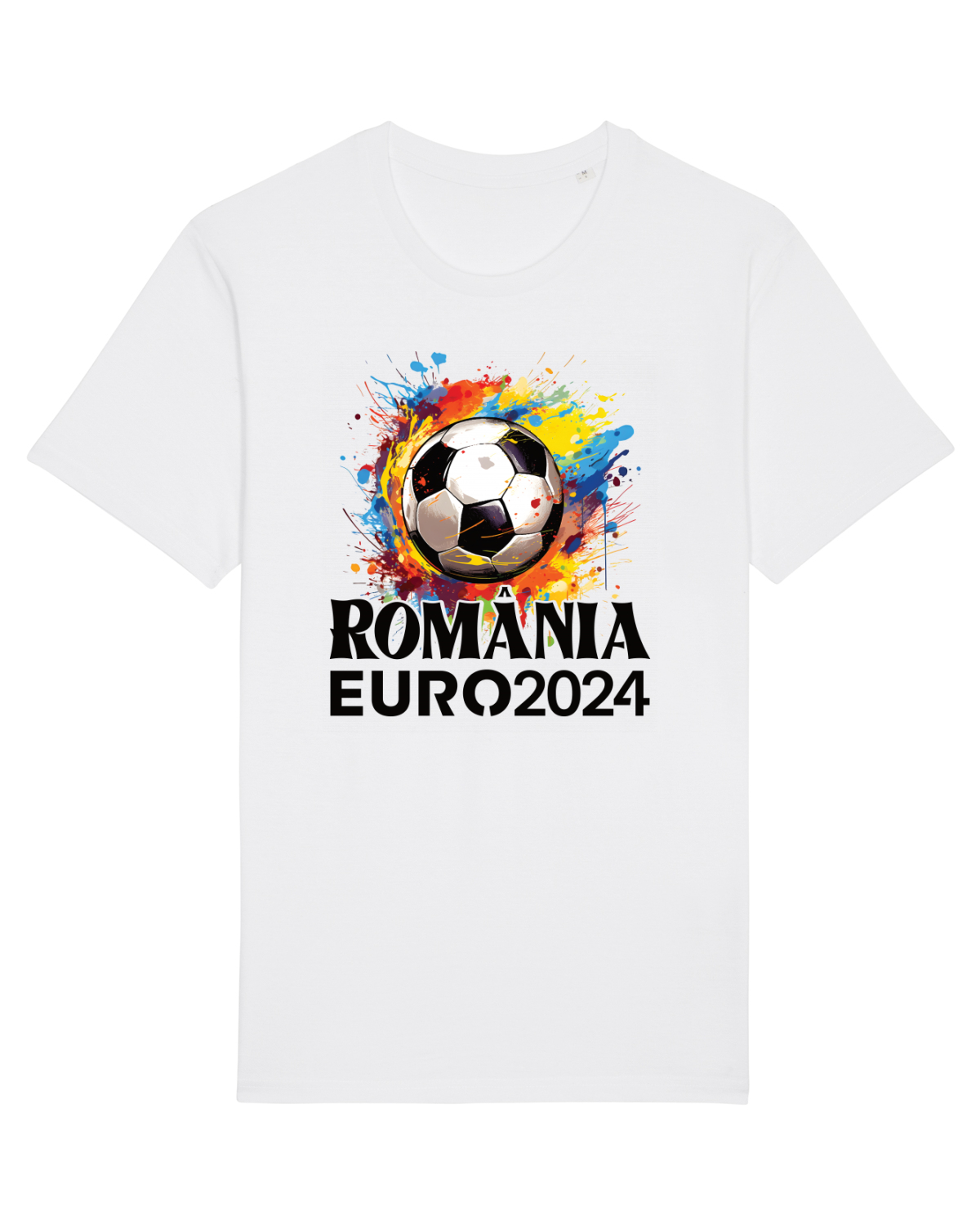 Tricou mânecă scurtă Unisex Rocker White