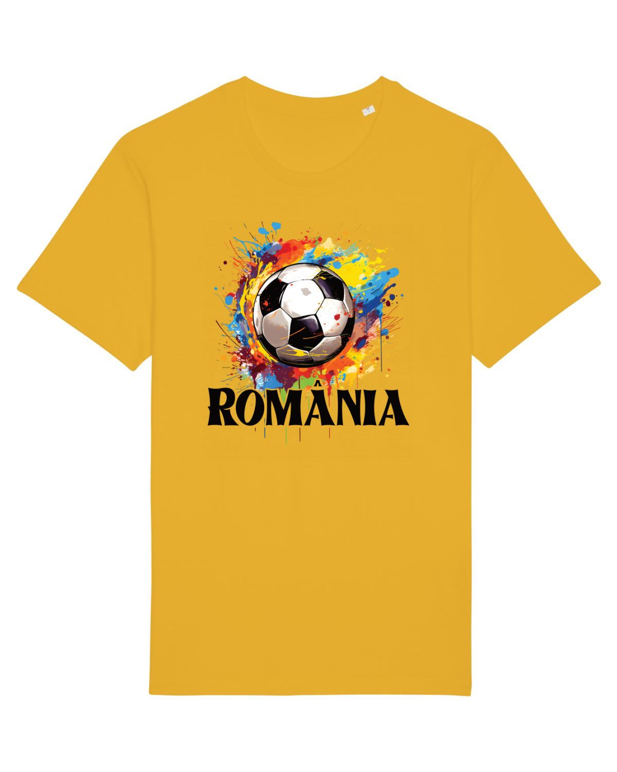 Tricou mânecă scurtă Unisex Rocker Spectra Yellow
