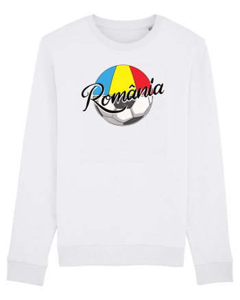 Suporter fotbal Romania v2 White