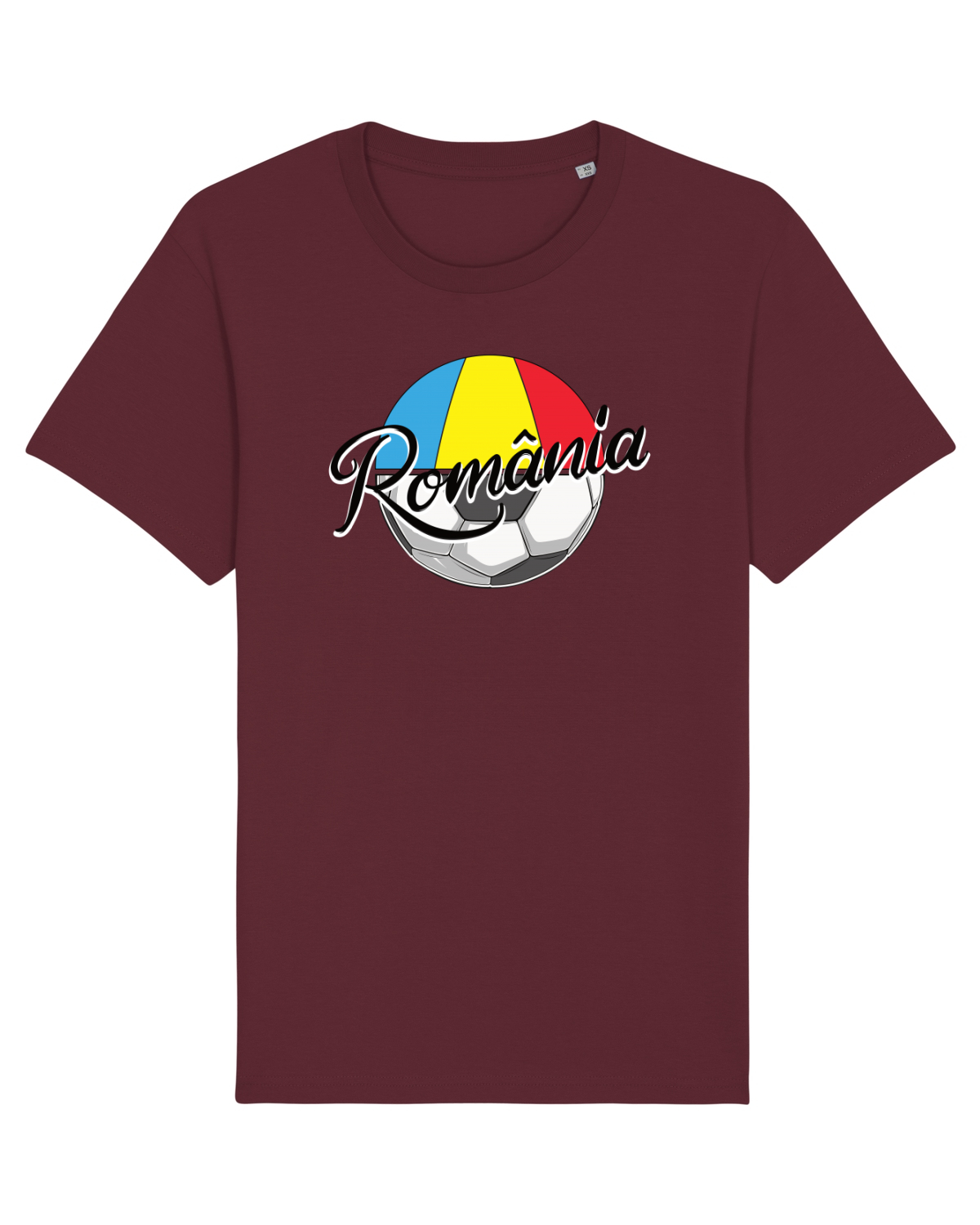 Tricou mânecă scurtă Unisex Rocker Burgundy
