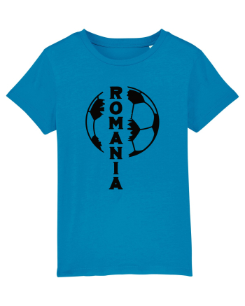 Suporter fotbal Romania v4 Azur