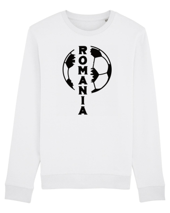 Suporter fotbal Romania v4 White