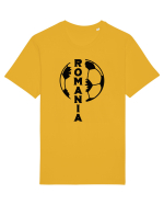 Suporter fotbal Romania v4 Tricou mânecă scurtă Unisex Rocker