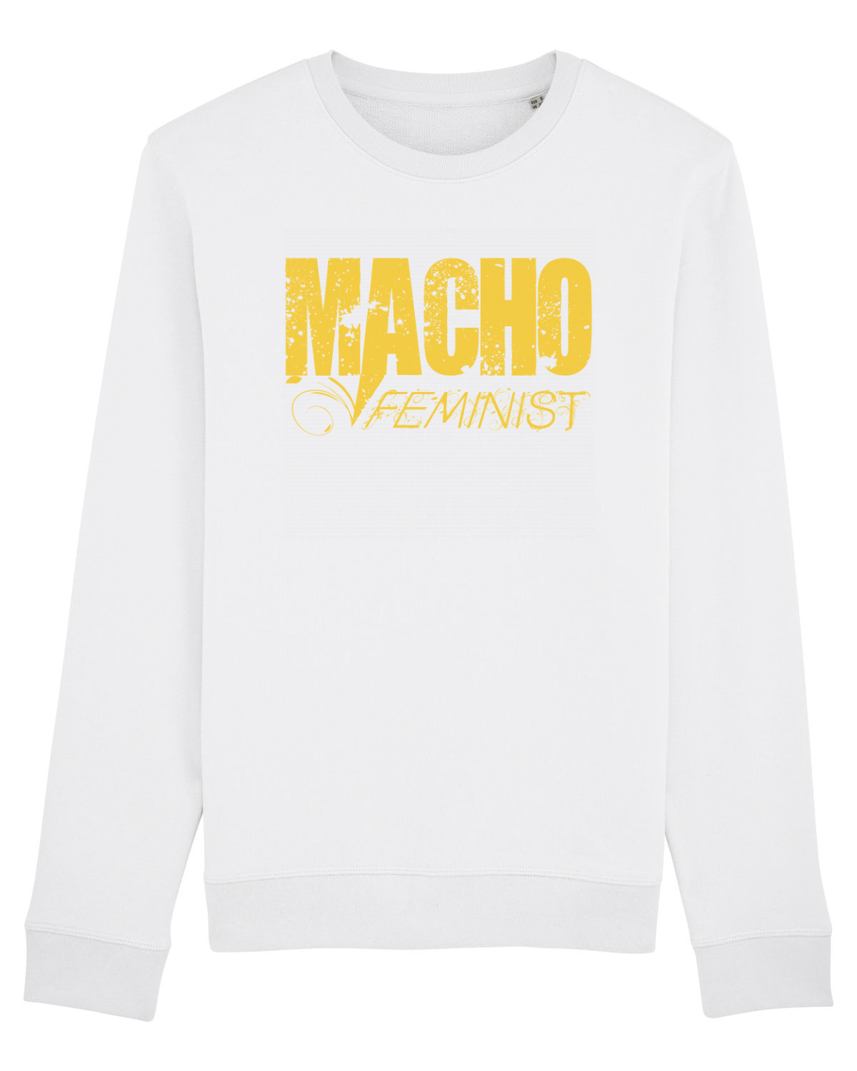 Bluză mânecă lungă Unisex Rise White