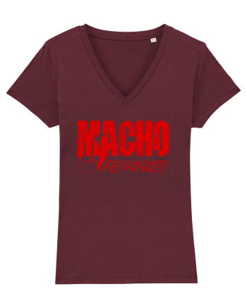 MACHO FEMINIST 3 Burgundy