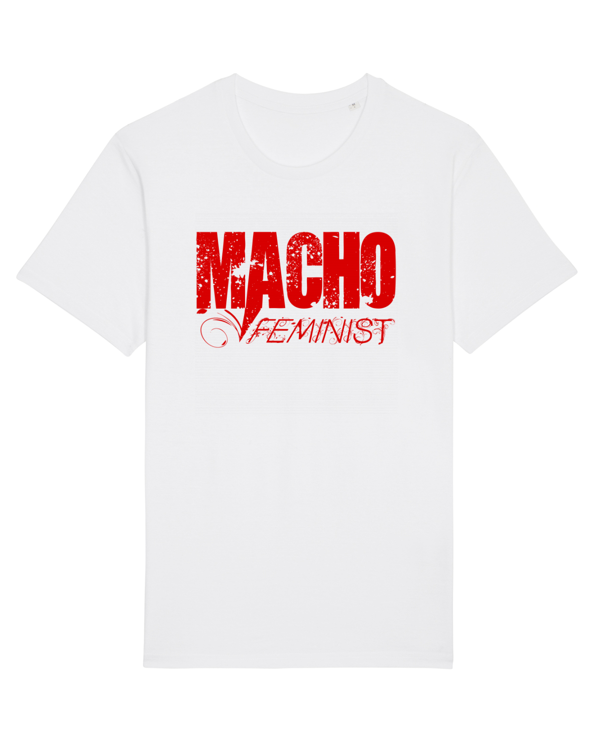 Tricou mânecă scurtă Unisex Rocker White