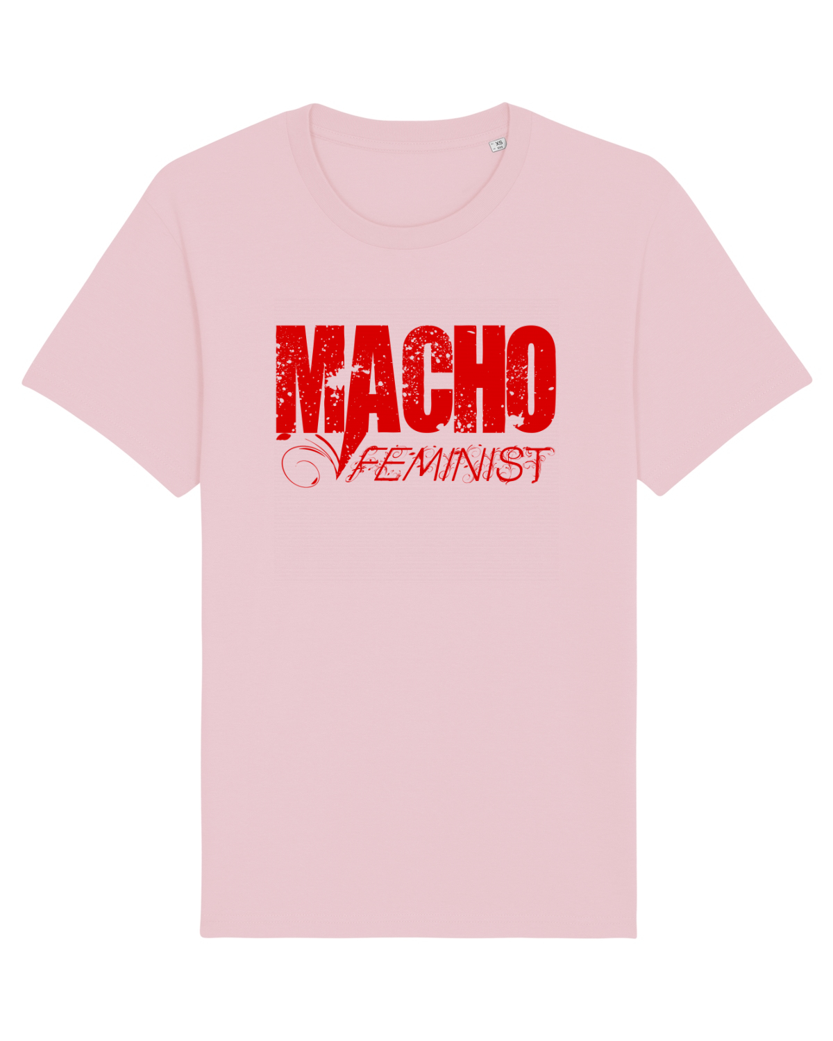 Tricou mânecă scurtă Unisex Rocker Cotton Pink