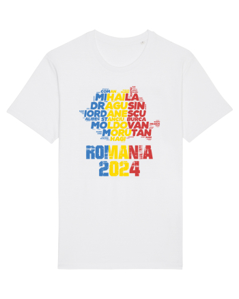 Suporter Romania - Echipa nationala Euro 2024 v2 White