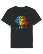 Suporter Romania - Echipa nationala Euro 2024 v4 Tricou mânecă scurtă Unisex Rocker