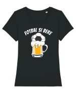 pentru suporteri - Fotbal si bere Tricou mânecă scurtă guler larg fitted Damă Expresser