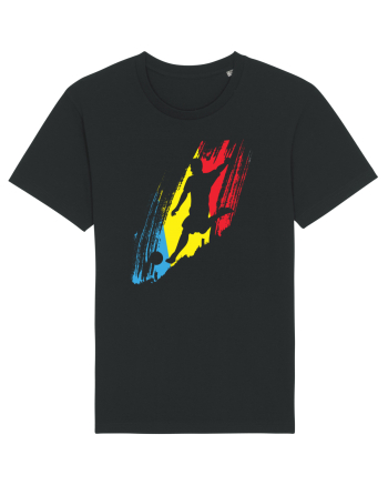 pentru suporteri - Jucator de fotbal Romania v1 Black
