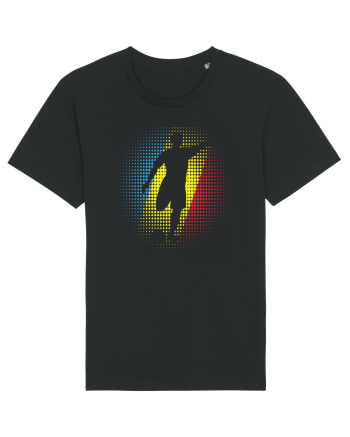 pentru suporteri - Jucator de fotbal Romania v5 Black