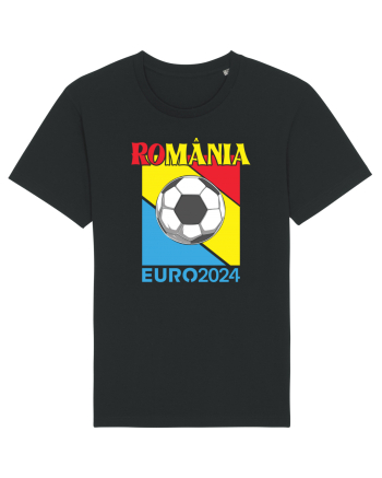 pentru suporteri - Romania Euro 2024 tricolor Black