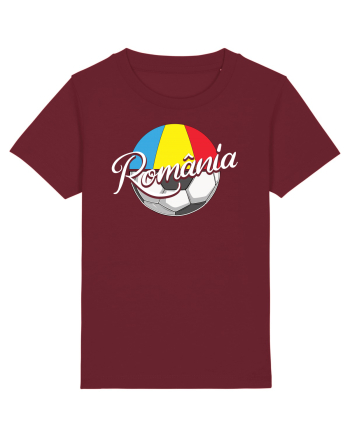 Suporter fotbal Romania v5 Burgundy