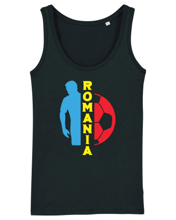 Suporter fotbal Romania v6 Black