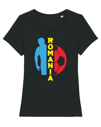 Suporter fotbal Romania v6 Black