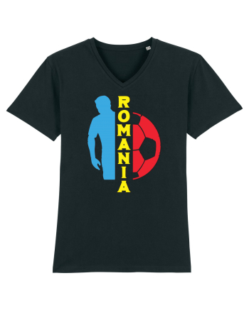 Suporter fotbal Romania v6 Black