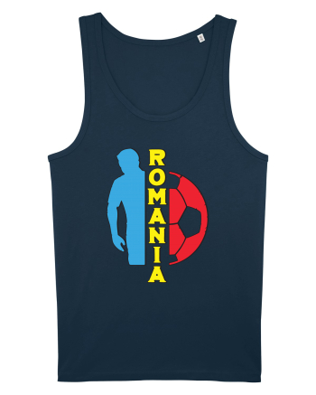 Suporter fotbal Romania v6 Navy