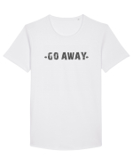 GO AWAY 2 Tricou mânecă scurtă guler larg Bărbat Skater