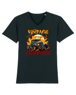 VINTAGE HOT RODS FOREVER Tricou mânecă scurtă guler V Bărbat Presenter