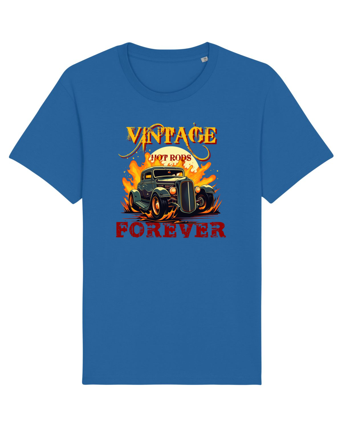 Tricou mânecă scurtă Unisex Rocker Royal Blue