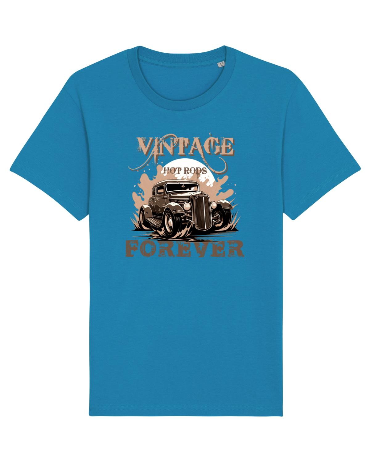 Tricou mânecă scurtă Unisex Rocker Azur