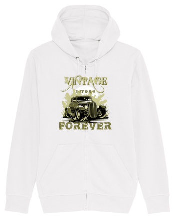 VINTAGE HOT RODS FOREVER 3 White