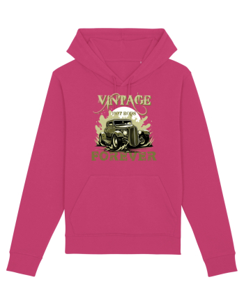 VINTAGE HOT RODS FOREVER 3 Raspberry