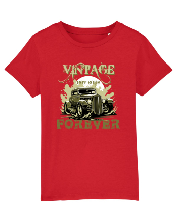 VINTAGE HOT RODS FOREVER 3 Red