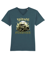 VINTAGE HOT RODS FOREVER 3 Tricou mânecă scurtă guler V Bărbat Presenter