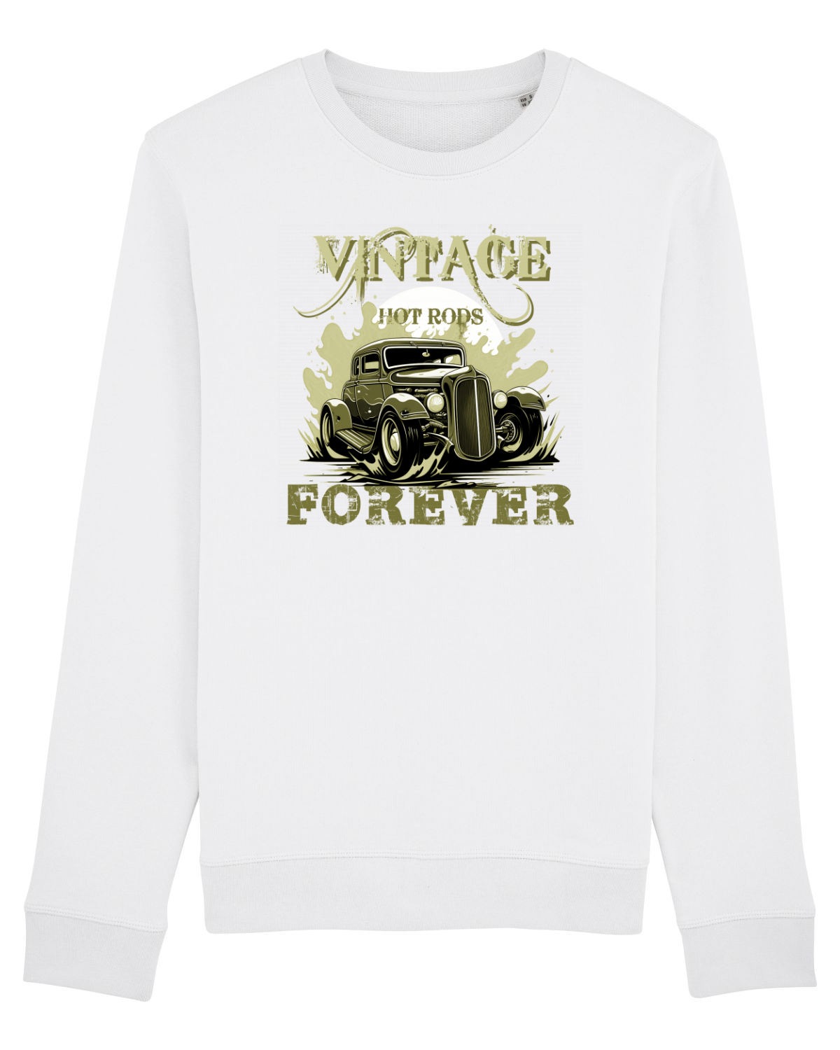 Bluză mânecă lungă Unisex Rise White