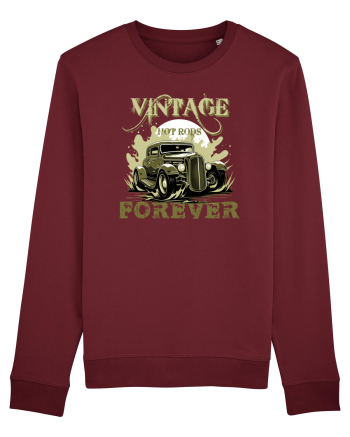 VINTAGE HOT RODS FOREVER 3 Burgundy