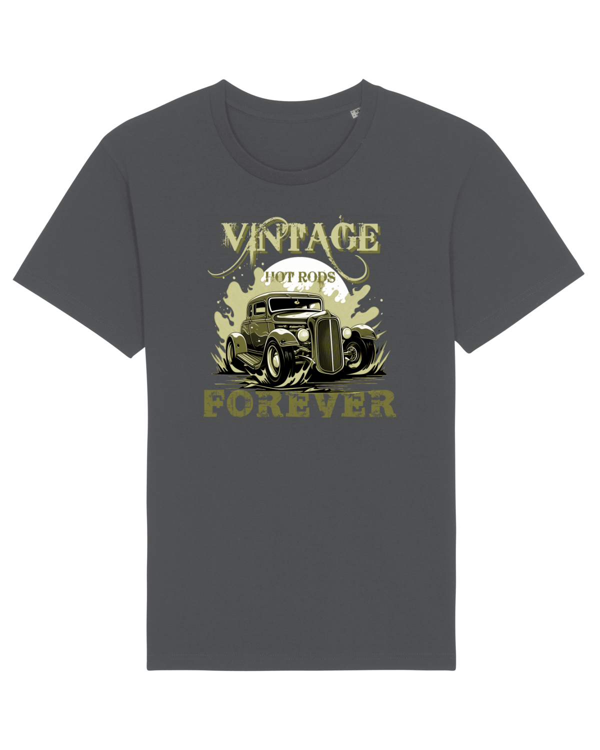 Tricou mânecă scurtă Unisex Rocker Anthracite