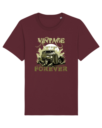 VINTAGE HOT RODS FOREVER 3 Burgundy