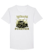 VINTAGE HOT RODS FOREVER 3 Tricou mânecă scurtă guler larg Bărbat Skater