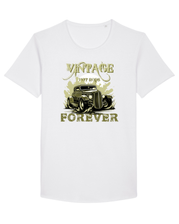 VINTAGE HOT RODS FOREVER 3 White