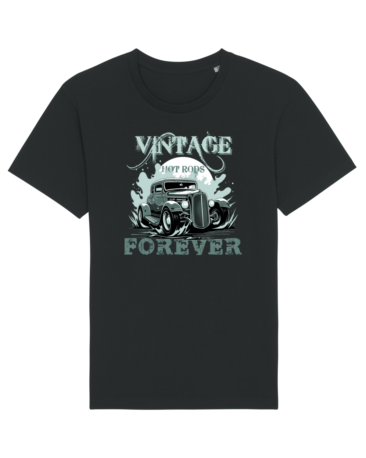 Tricou mânecă scurtă Unisex Rocker Black