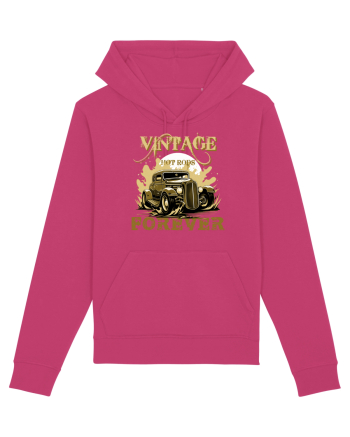 VINTAGE HOT RODS FOREVER 5 Raspberry