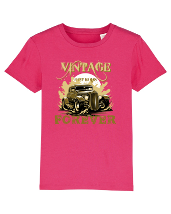 VINTAGE HOT RODS FOREVER 5 Raspberry