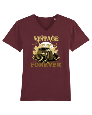 VINTAGE HOT RODS FOREVER 5 Burgundy