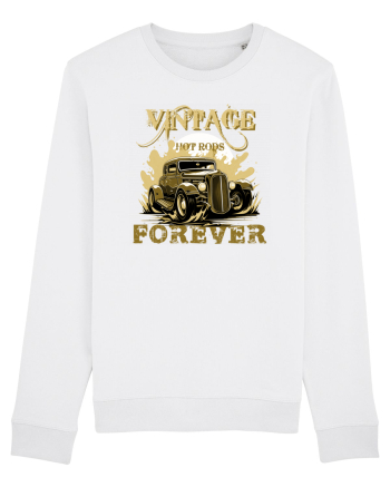 VINTAGE HOT RODS FOREVER 5 White
