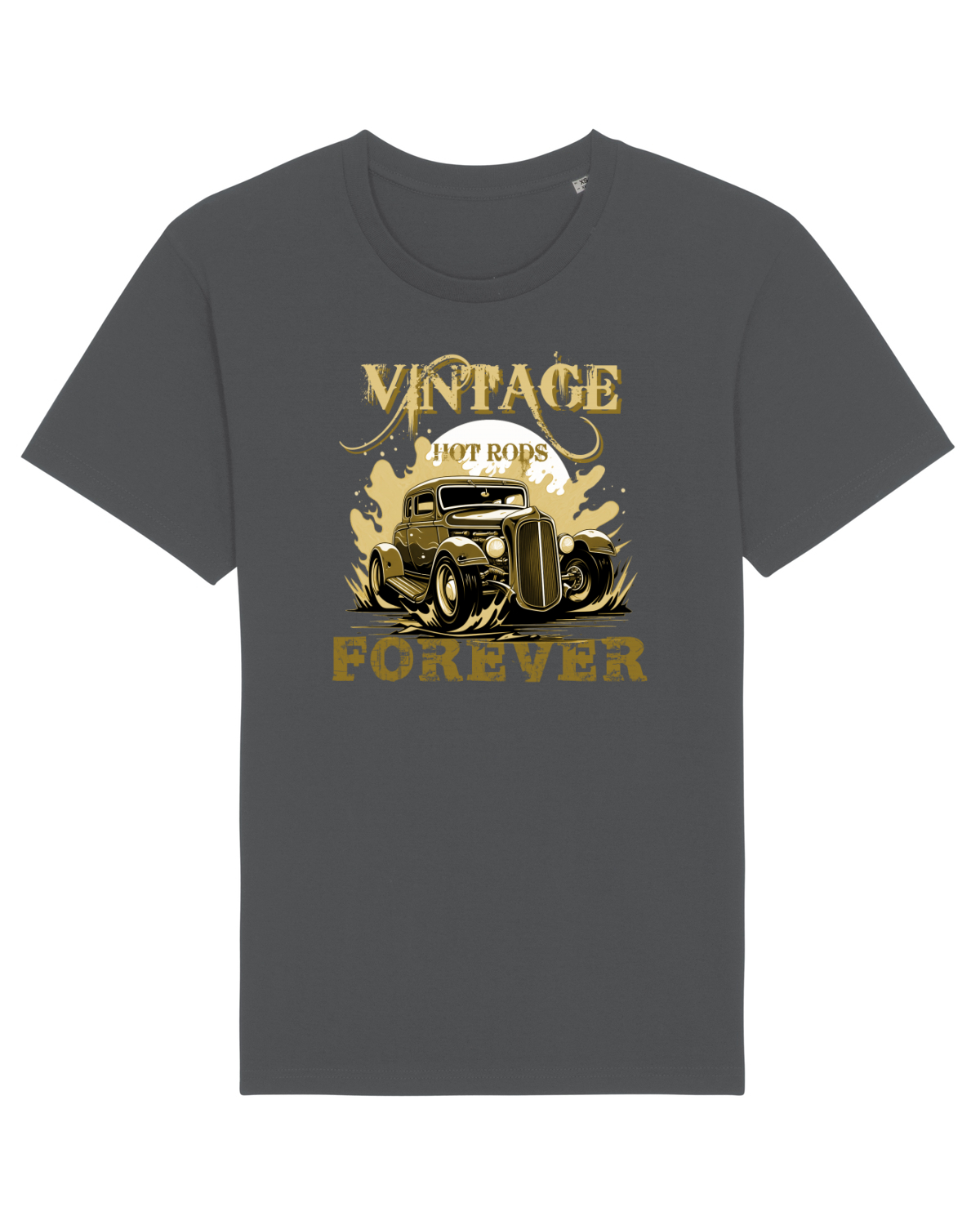 Tricou mânecă scurtă Unisex Rocker Anthracite