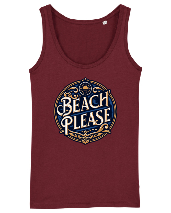 Beach please Burgundy