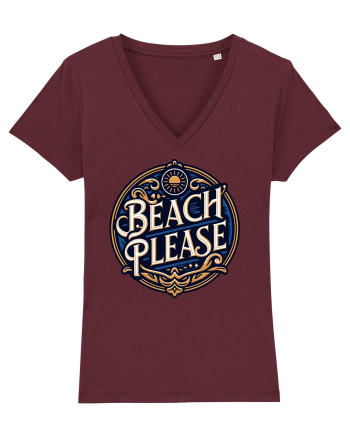 Beach please Burgundy
