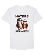 Haters gonna hate v2 Tricou mânecă scurtă guler larg Bărbat Skater