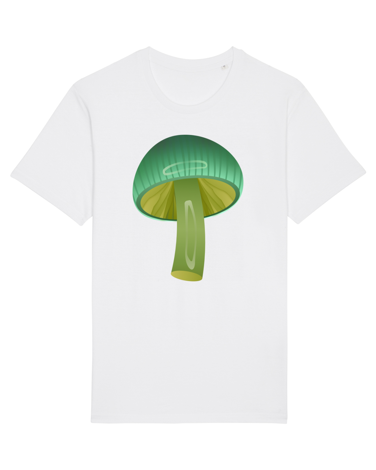 Tricou mânecă scurtă Unisex Rocker White