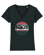 Let’s go hiking Tricou mânecă scurtă guler V Damă Evoker
