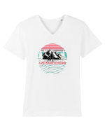 Let’s go hiking Tricou mânecă scurtă guler V Bărbat Presenter
